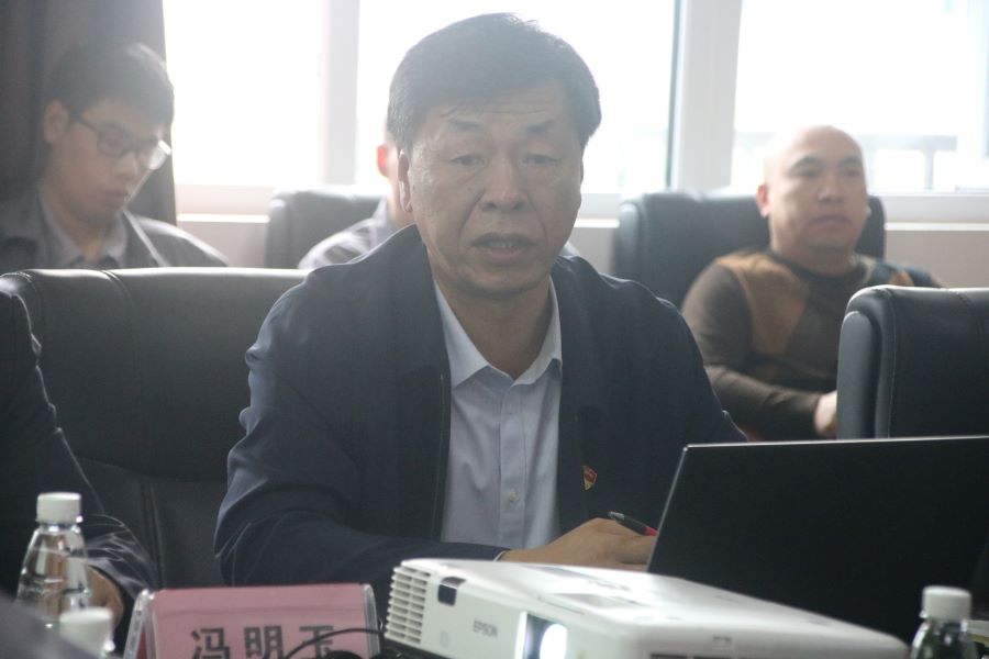 Zhang Qi, Chairman and Deputy Secretary of the Party Committee of Sinoma Energy Conservation Co., Ltd. visited the company to investigate and give special party lessons