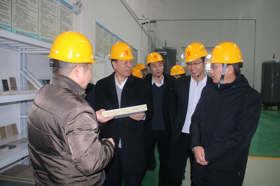 Zhang Qi, Chairman of Sinoma Energy Conservation Co., Ltd. and his team visited the company
